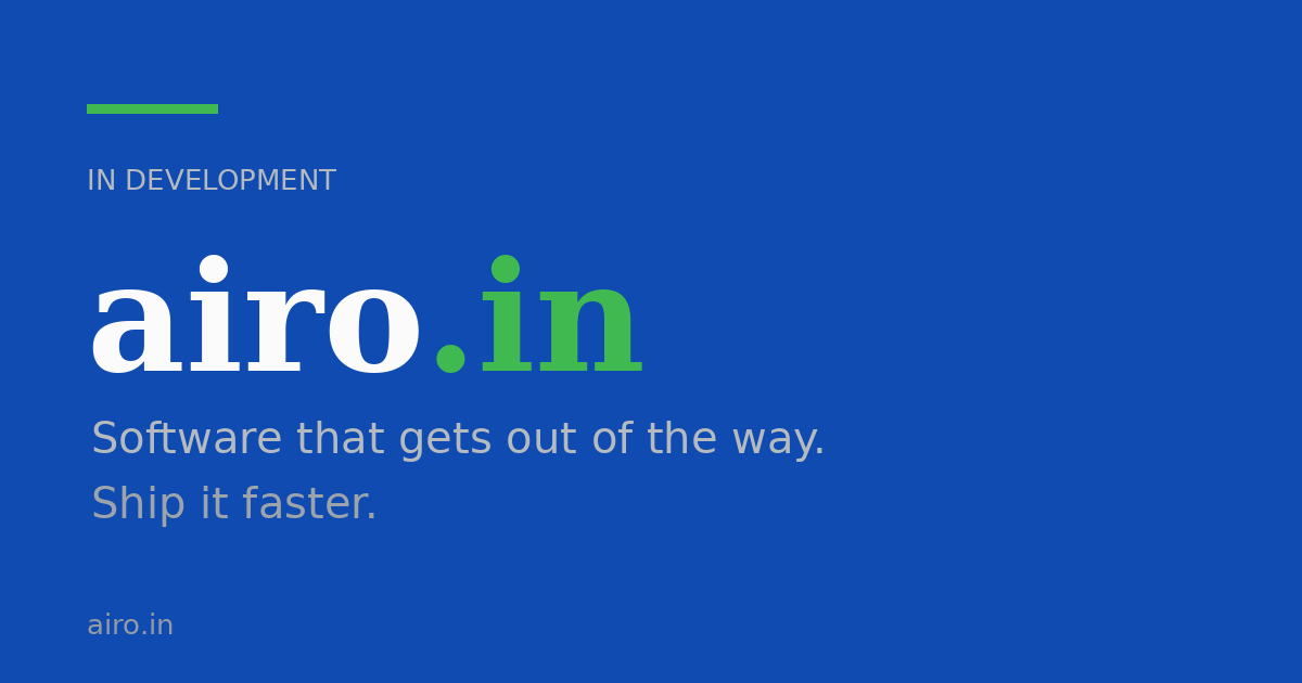 Link preview image for airo.in